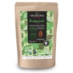 Valrhona Andoa Lait, 39% Milk Chocolate Chips