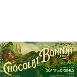 Bonnat, Geant Des Brumes, 75% Dark Chocolate Bar