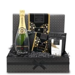 Christmas Chocolate And Champagne Small Gift Hamper