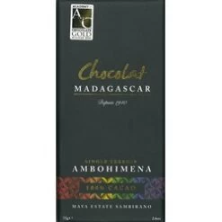 Chocolat Madagascar, Ambohimena, 100% Dark Chocolate Bar