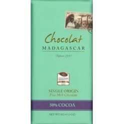 Chocolat Madagascar, 50% Milk Chocolate Bar