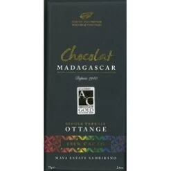 Chocolat Madagascar, Ottange, 100% Dark Chocolate Bar
