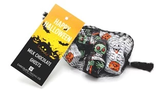 Chocolate Mini Ghosts Gift Net - Image 3