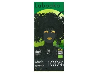 Zotter, Labooko Madagascar, 100% Dark Chocolate Bar - Image 2