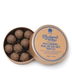 Charbonnel Et Walker, Milk Caramel Praline, Sea Salt Chocolate Truffles