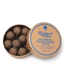 Charbonnel Et Walker, Milk Caramel Praline, Sea Salt Chocolate Truffles