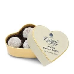 Charbonnel Et Walker, Mini Heart, Milk Sea Salt Caramel Truffles
