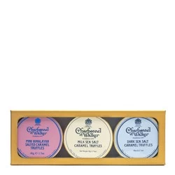 Charbonnel Et Walker, Dark, Milk & Pink Mini Himalayan Salted Caramel Truffles Gift Set