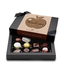 Thank You Teacher 12 Assorted Chocolate Gift Box