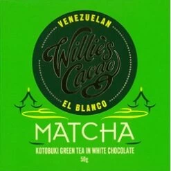 Willie's, Matcha, Green Tea White Chocolate Bar