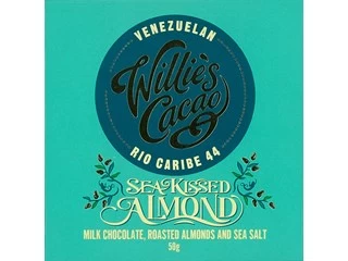 Willie's, Sea Kissed Almond, 44% Milk Chocolate Bar - Image 2