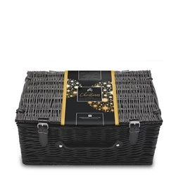Christmas Chocolate And Champagne Large Wicker Gift Hamper
