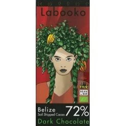 Zotter, Labooko Belize, Sail Shipped Cacao, 72% Dark Chocolate Bar