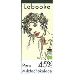 Zotter, Labooko Peru, 45% Milk Chocolate Bar