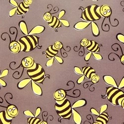 Bees Chocolate Transfer Sheets X2