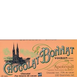 Bonnat, Apotequil, 75% Dark Chocolate Bar