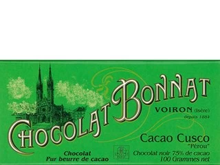 Bonnat, Cacao Cusco, 75% Dark Chocolate Bar - Image 2