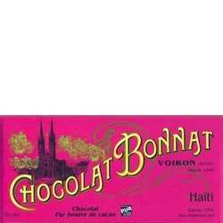 Bonnat, Haiti, 75% Dark Chocolate Bar
