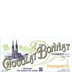 Bonnat, Madagascar, 75% Dark Chocolate Bar