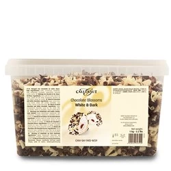 Callebaut Marbled Chocolate Blossoms (curls)