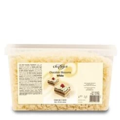 Callebaut White Chocolate Blossoms (curls)