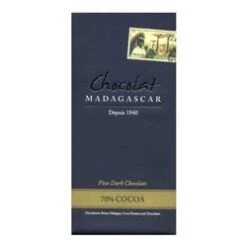 Chocolat Madagascar, 70% Dark Chocolate Bar