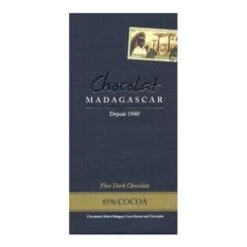 Chocolat Madagascar, 85% Dark Chocolate Bar