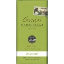 Chocolat Madagascar, 40% Vegan Milk Chocolate Bar