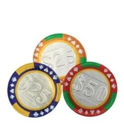 Chocolate Casino Poker Chips