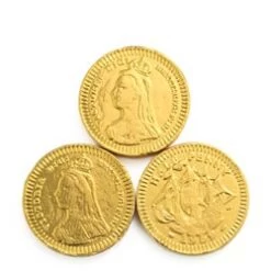Gold Halfpenny Chocolate Coins
