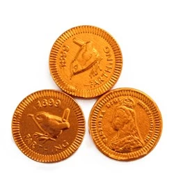 Copper Farthing Chocolate Coins