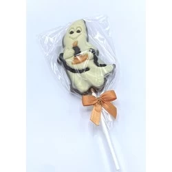 Halloween Ghost Chocolate Lolly