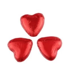 Red Chocolate Hearts (large)
