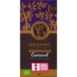 Equal Exchange, Organic, Caramel Crunch Dark Chocolate Bar
