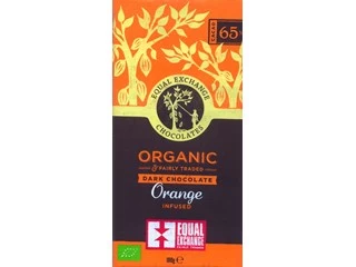 Equal Exchange, Organic, Orange Infused Dark Chocolate Bar - Image 2