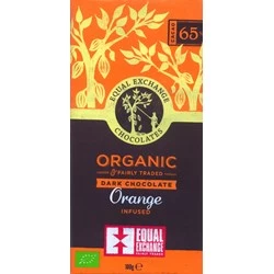 Equal Exchange, Organic, Orange Infused Dark Chocolate Bar