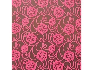 Pink Rose, Chocolate Transfer Sheets X2 - Image 2