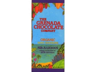 Grenada Chocolate Company, Nibalicious 60% Dark Chocolate Bar - Image 2