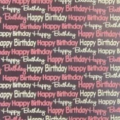 Happy Birthday, Chocolate Transfer Sheets X2