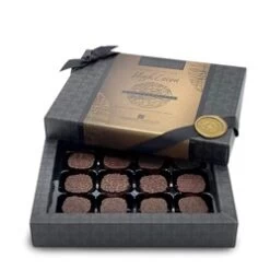 Superior Selection, High Cocoa, Dark Chocolate Ganaches 12/18/24 Gift Box