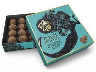 Willie's, Single Estate, Milk Chocolate Praline Truffles - Image 2