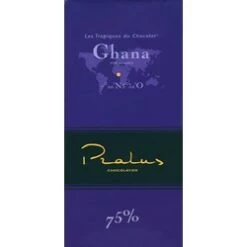 Pralus Ghana, 75% Dark Chocolate Bar