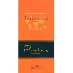 Pralus Indonesie, 75% Dark Chocolate Bar