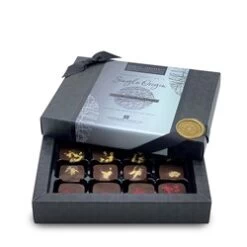 Superior Selection, Single Origin, Dark Chocolate Fruit Ganaches 12/18/24 Gift Box