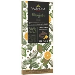Valrhona Manjari Orange 64% Dark Chocolate Bar