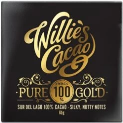 Willie's, Pure Gold, 100% Dark Chocolate Bar