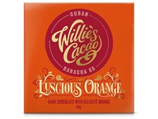 Willie's Luscious Orange Dark Chocolate Bar - Image 2