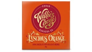 Willie's Luscious Orange Dark Chocolate Bar - Image 3