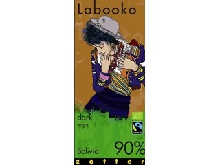 Zotter, Labooko Bolivia, 90% Dark Chocolate Bar - Image 2
