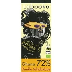 Zotter, Labooko Ghana, 72% Dark Chocolate Bar